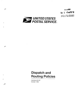 Dispatch and Routing Policies