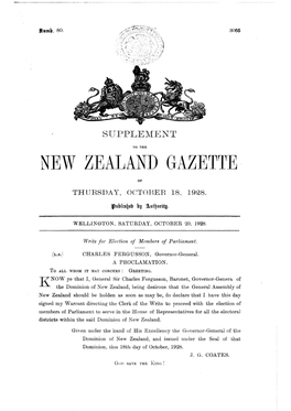 New Zealand Gazette