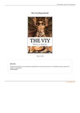 Read Ebook &lt; the Viy (Paperback) &lt; 6UFDHCPGGI5K