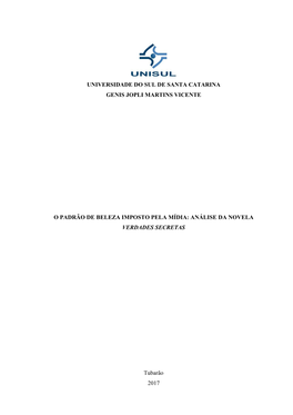 Análise Da Novela Verdades Secretas