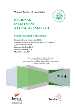 Regional Investment Attractiveness 2014