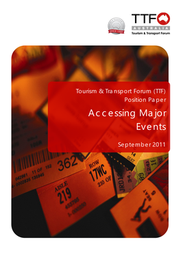 TTF Accessing Major Events 2011