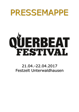 Pressemappe Querbeat-Festival 2017