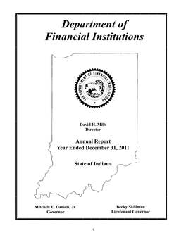 Department of Financial Institutions