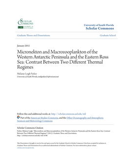 Micronekton and Macrozooplankton of The