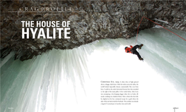 “The House of Hyalite” from Alpinist