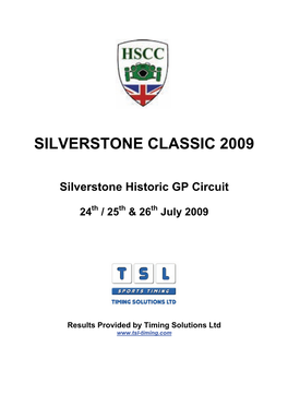Silverstone Classic 2009