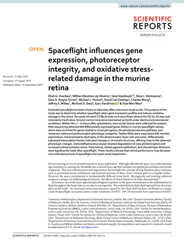 Spaceflight Influences Gene Expression, Photoreceptor