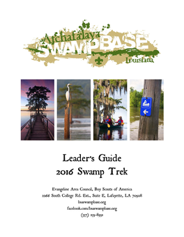 Leader's Guide 2016 Swamp Trek