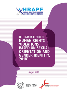 Human Rights Violations Based on Sexual Orientation and Gender Identity, 2018*