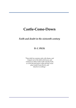 Castle-Come-Down