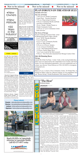 Lamorinda Weekly Issue 9 Volume 7