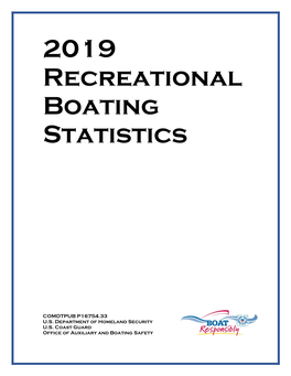 2019 Recreational Boating Statistics