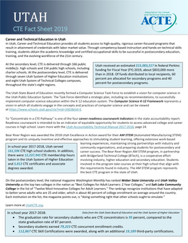 CTE Fact Sheet 2019