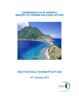 Commonwealth of Dominica Ministry of Tourism and Legal Affairs