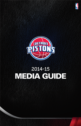 Pistons Media Guide 3 Staff Directory Staff Directory