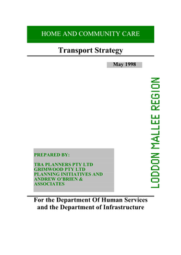 Transport Strategy