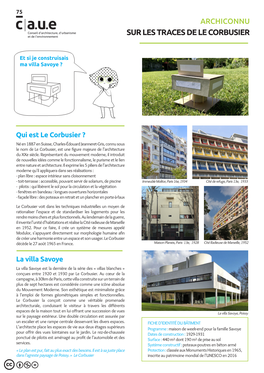 Sur Les Traces De Le Corbusier