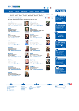 Fpö Graz Bezirke Termine