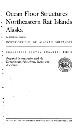 Ocean Floor Structures * Northeastern Rat Islands Alaska