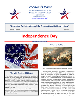 July 2020 Newsletter