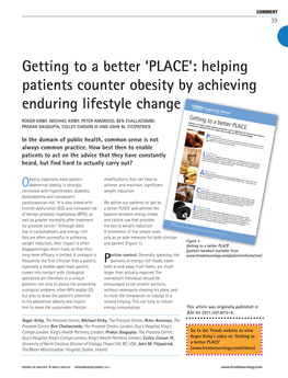 Helping Patients Counter Obesity by Achieving Enduring Lifestyle Change