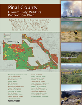 Pinal County Community Wildfire Protection Plan