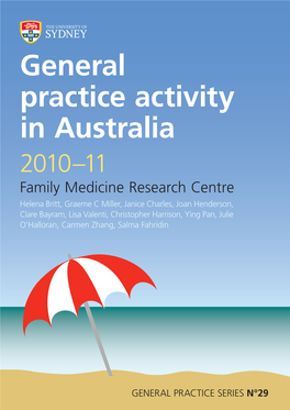 General Practice Activity in Australia 2010–11