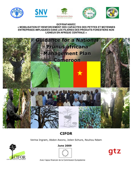 National Prunus Africana Management Plan for Cameroon