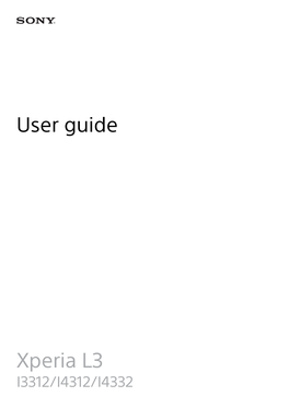 User Guide Xperia L3