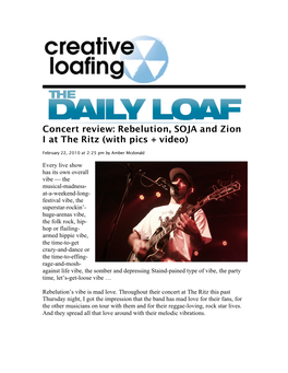 Creative Loafing