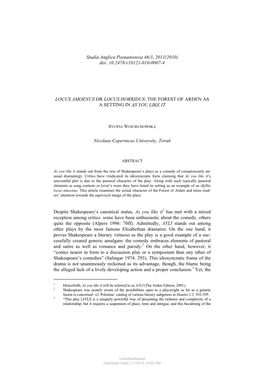 Studia Anglica Posnaniensia 46/3, 2011(2010) Doi: 10.2478/V10121-010-0007-4