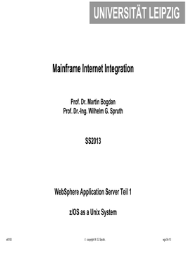 Z/OS Unix System Services