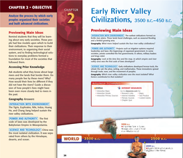 Early River Valley Civilizations, 3500 B.C.–450 B.C