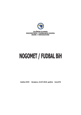 NOGOMET / FUDBAL Bih