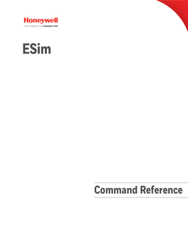 ESIM Command Reference