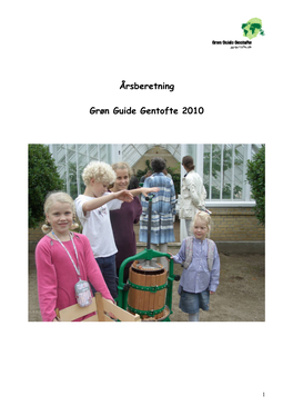 Årsberetning Grøn Guide Gentofte 2010