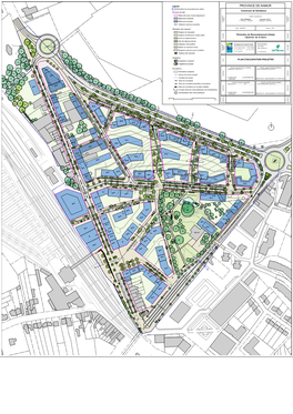 PROVINCE DE NAMUR Périmètre De Remembrement Urbain Commune De Gembloux Structure Du Bâti Macro-Ilot Avec Nouvel Alignement Dressé Et Dessiné Par