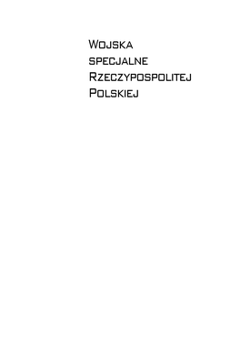 Wojska Specjalne Rzeczypospolitej Polskiej
