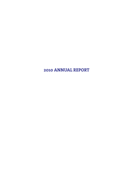 2010 Annual Report