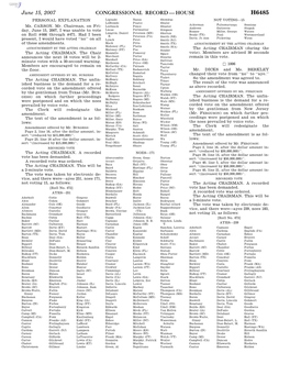 Congressional Record—House H6485