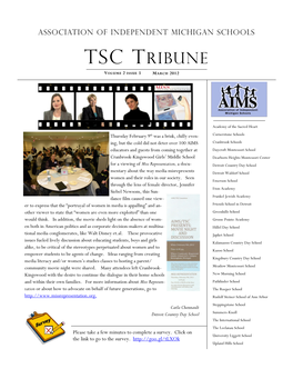 TSC Tribune March 2012