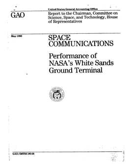 IMTEC-90-56 Space Communications: Performance of NASA's White Sands Ground Terminal