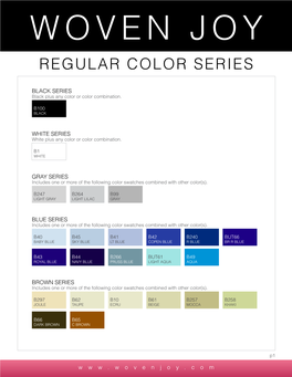 Regular Color Series