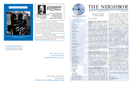 Feb. 2000 Newsletter