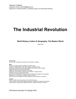 The Industrial Revolution