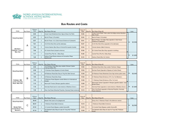 Bus Routes and Costs