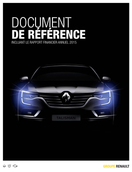 Document De Référence 2015 Renault