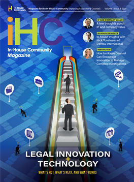 Magazine for the In-House Community (Replacing Asian-Mena Counsel) Volume 1 Issue 3, 2021