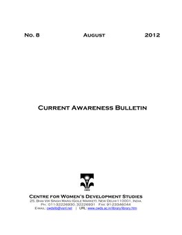 Current Awareness Bulletin